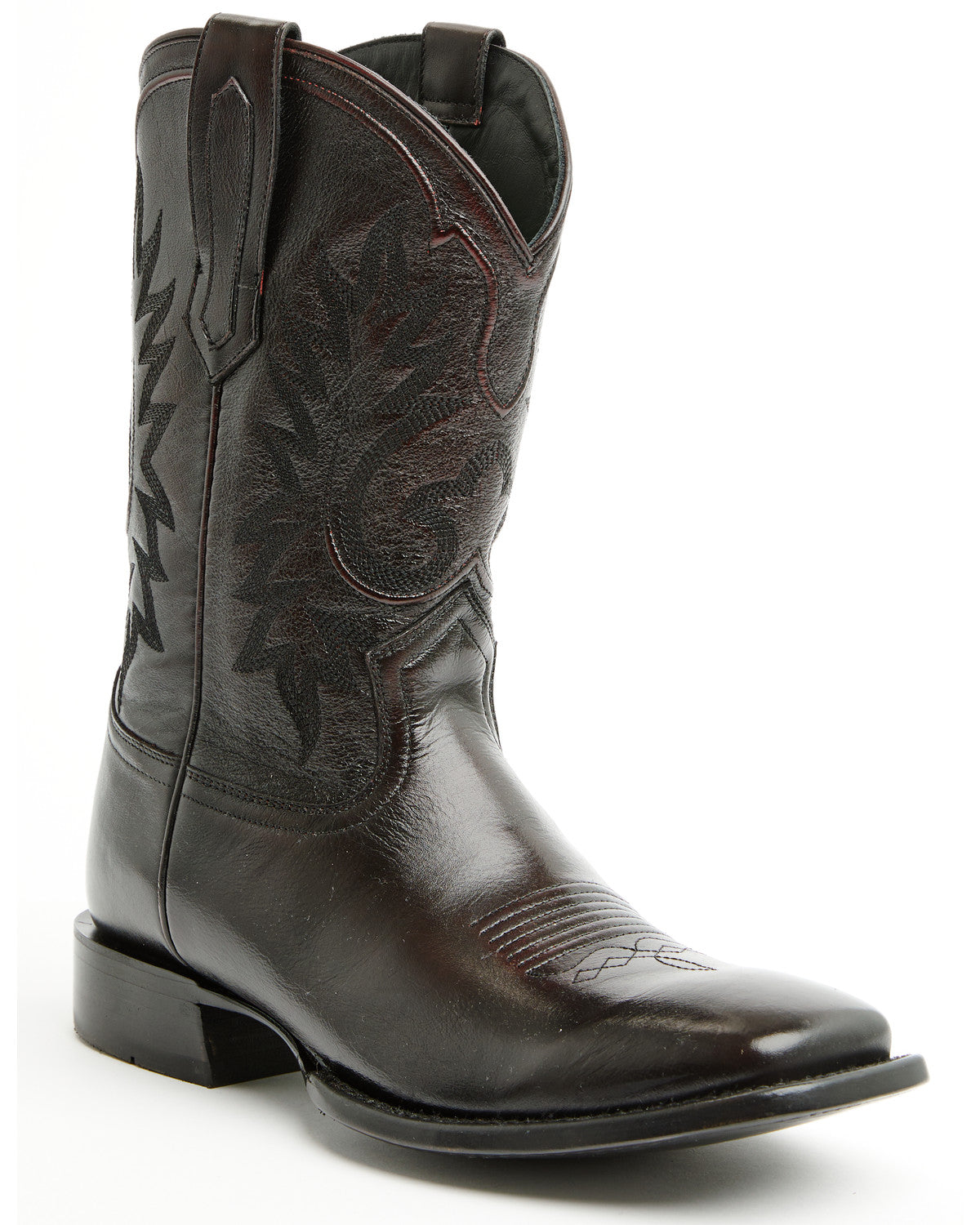 Black 1978® Men's The Hayward Western Boots - Broad Square Black Cherry