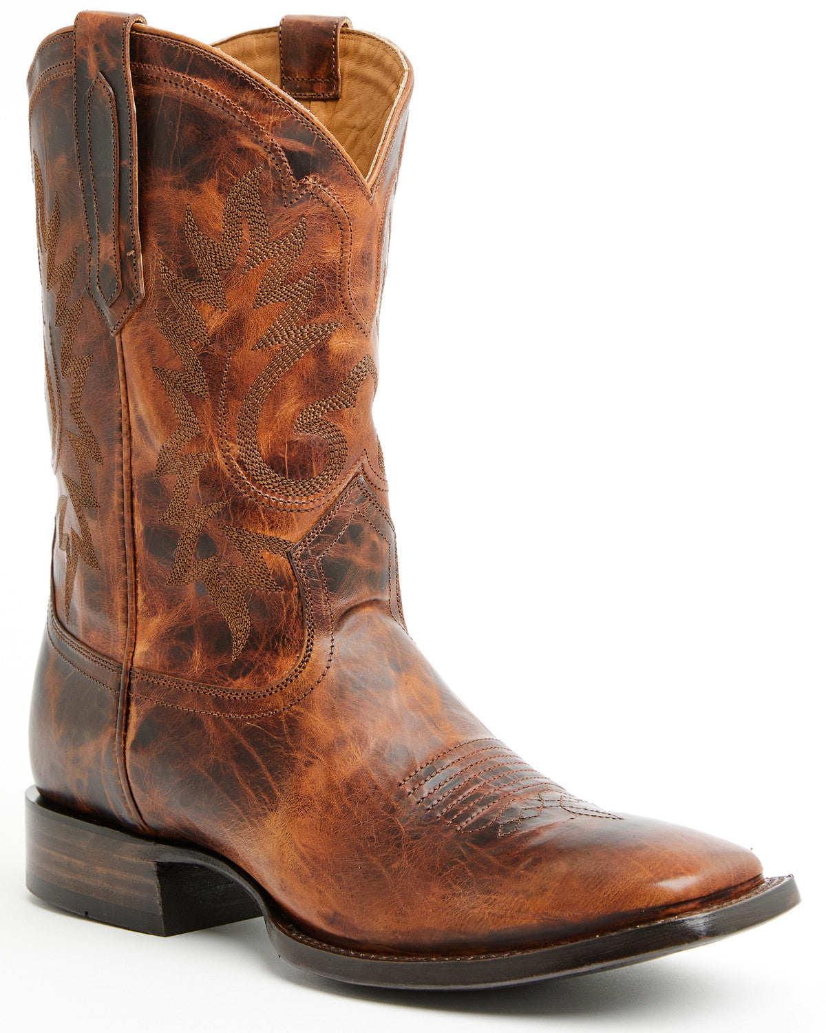 Black 1978® Men's The Hayward Western Boots - Broad Square Brown