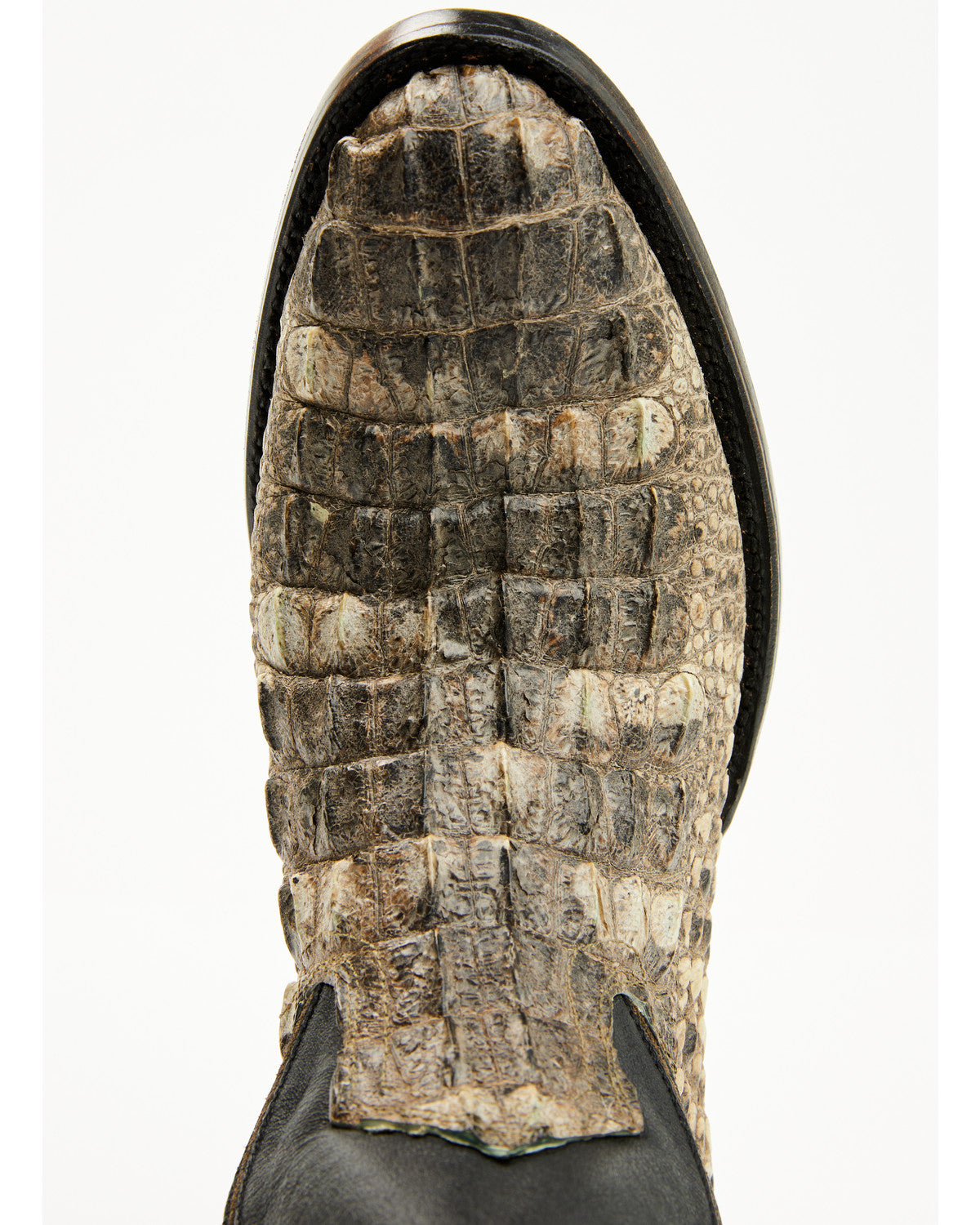 Black 1978® Men's Tillman Exotic Hornback Alligator Western Black
