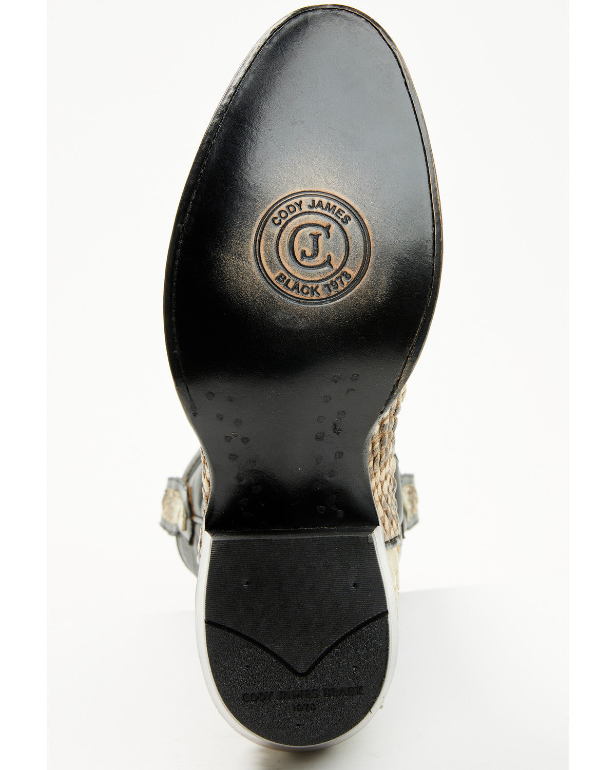 Black 1978® Men's Tillman Exotic Hornback Alligator Western Black
