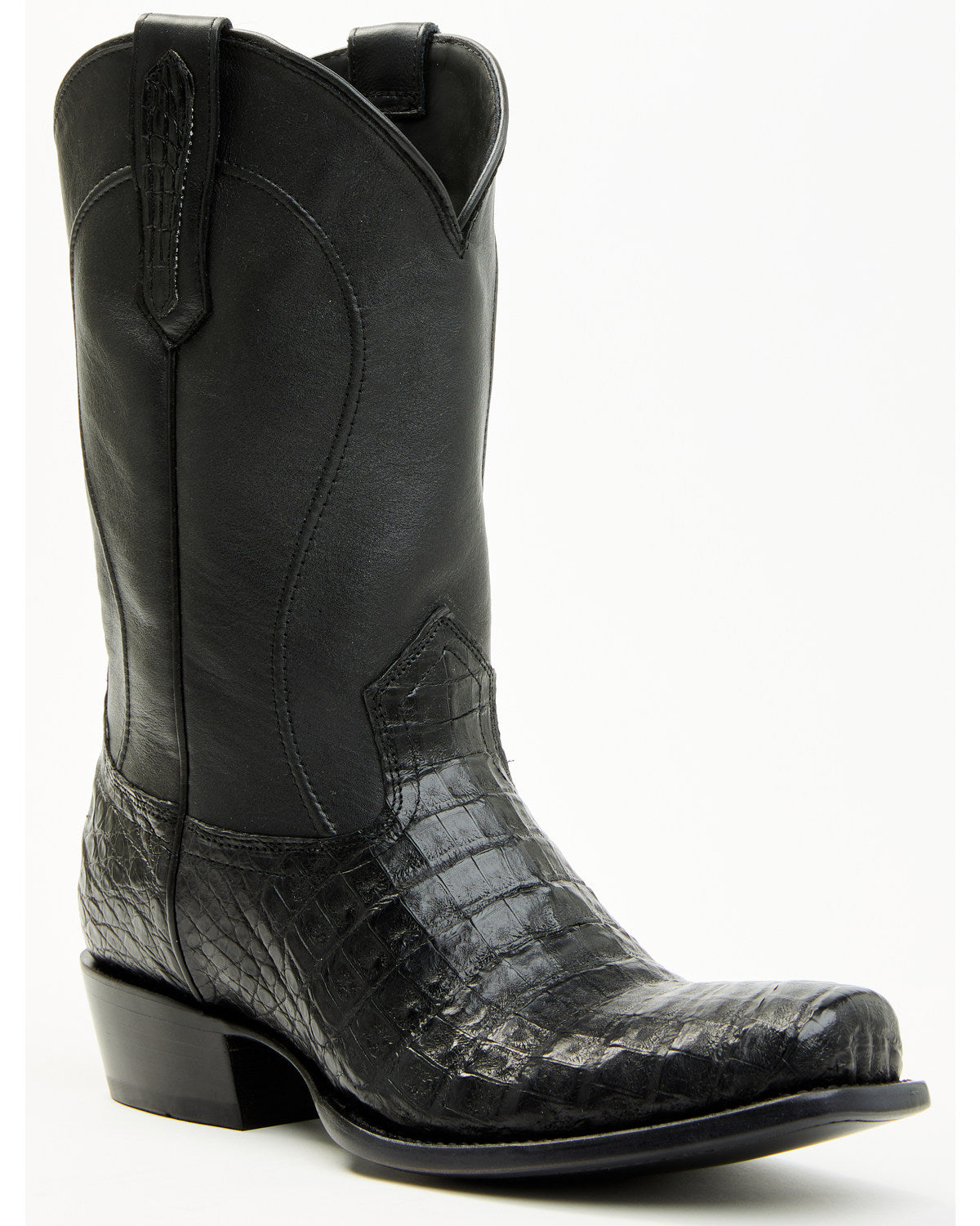 Black 1978® Men's Mason Exotic Caiman Belly Western Boots - Black