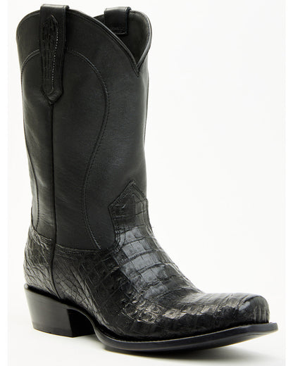 Black 1978® Men's Mason Exotic Caiman Belly Western Boots - Black