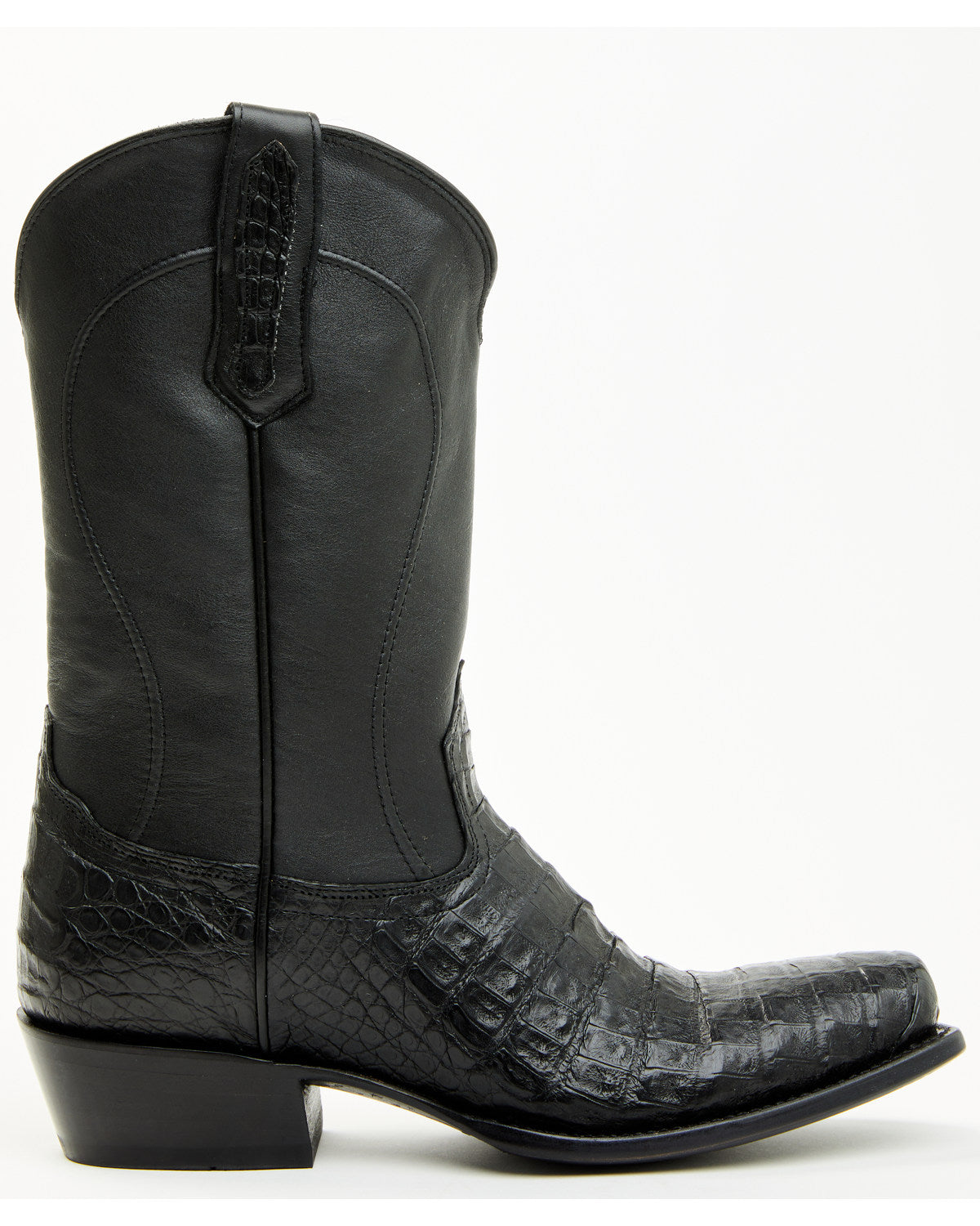 Black 1978® Men's Mason Exotic Caiman Belly Western Boots - Black