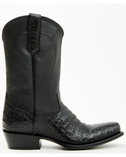 Black 1978® Men's Mason Exotic Caiman Belly Western Boots - Black
