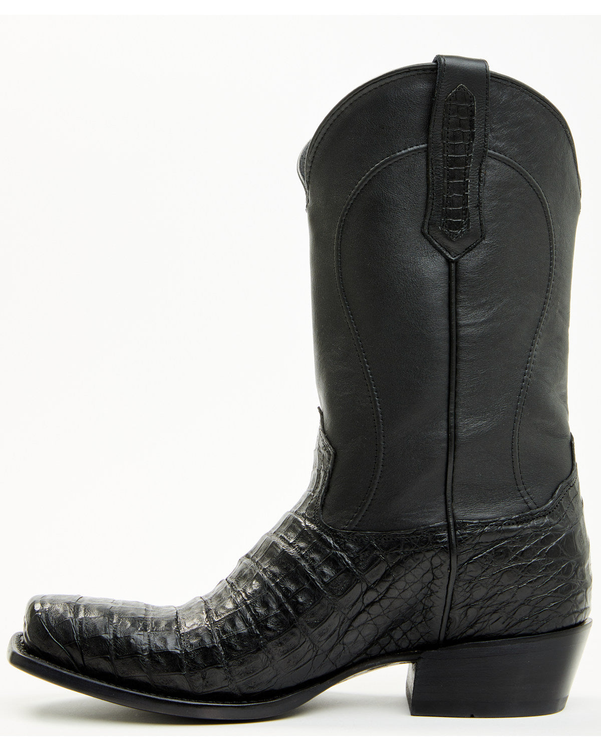 Black 1978® Men's Mason Exotic Caiman Belly Western Boots - Black