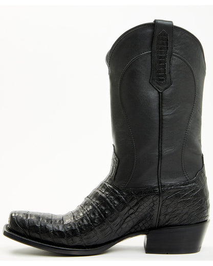 Black 1978® Men's Mason Exotic Caiman Belly Western Boots - Black