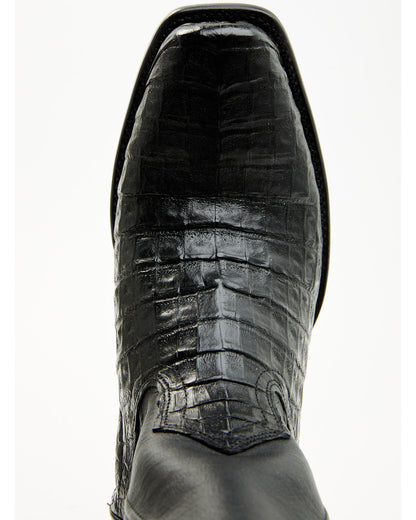 Black 1978® Men's Mason Exotic Caiman Belly Western Boots - Black
