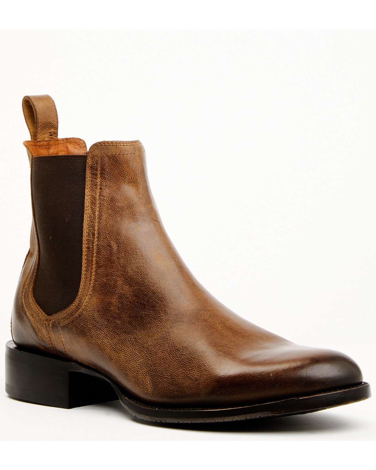 Black 1978® Men's Franklin Chelsea Ankle Boots - Round Toe Tan