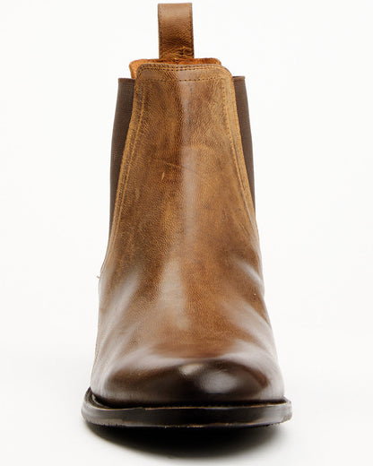 Black 1978® Men's Franklin Chelsea Ankle Boots - Round Toe Tan