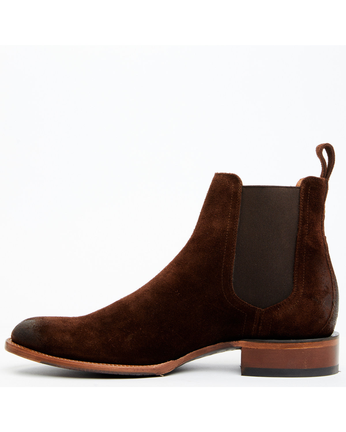 Black 1978® Men's Franklin Chelsea Ankle Boots - Round Toe Chocolate