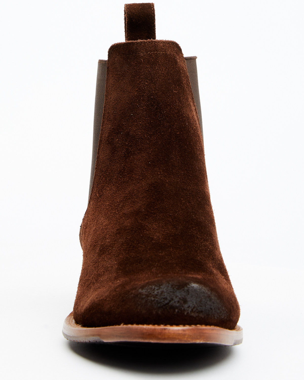 Black 1978® Men's Franklin Chelsea Ankle Boots - Round Toe Chocolate