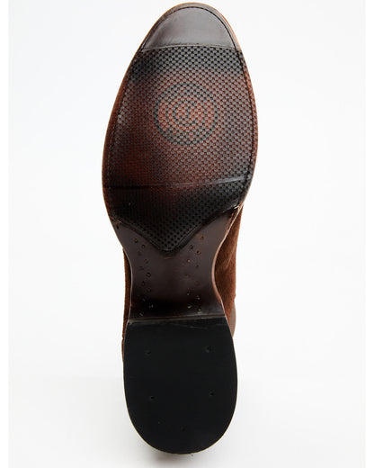 Black 1978® Men's Franklin Chelsea Ankle Boots - Round Toe Chocolate