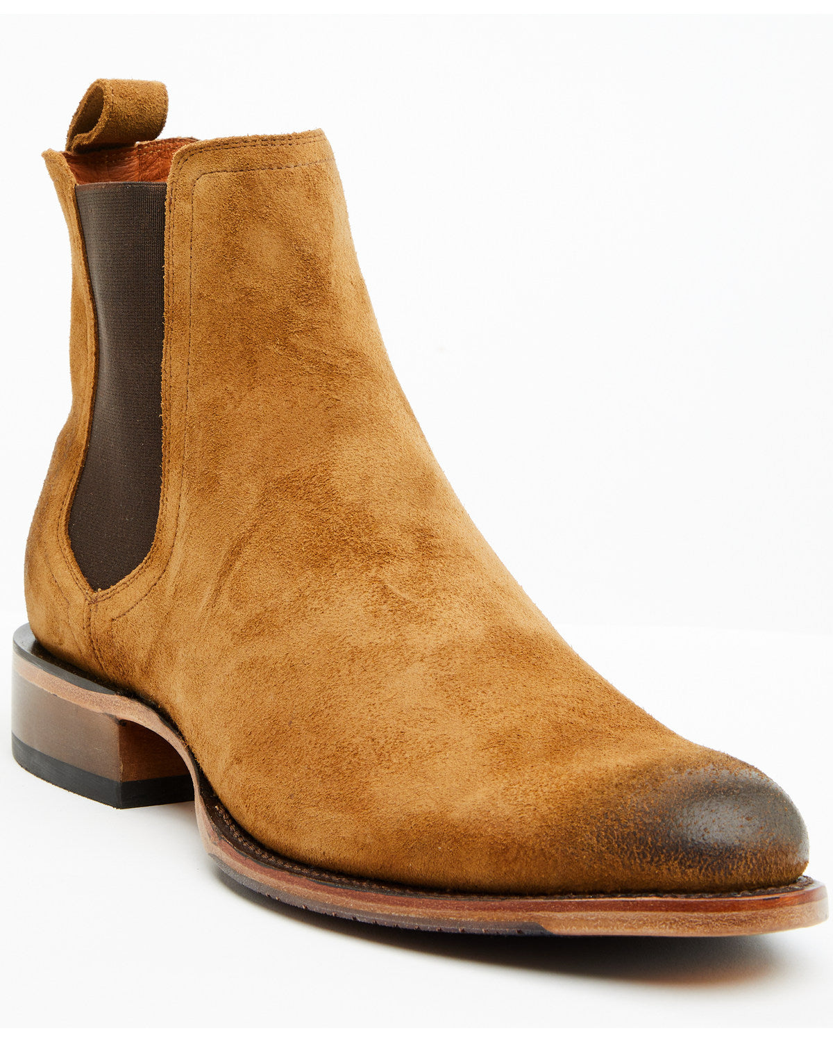 Black 1978® Men's Franklin Chelsea Ankle Boots - Round Toe Tan