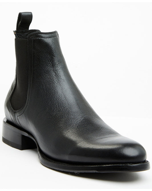 Black 1978® Men's Franklin Chelsea Ankle Boots - Round Toe Black
