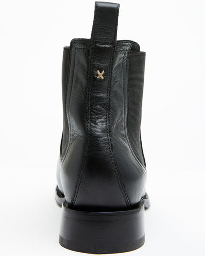 Black 1978® Men's Franklin Chelsea Ankle Boots - Round Toe Black