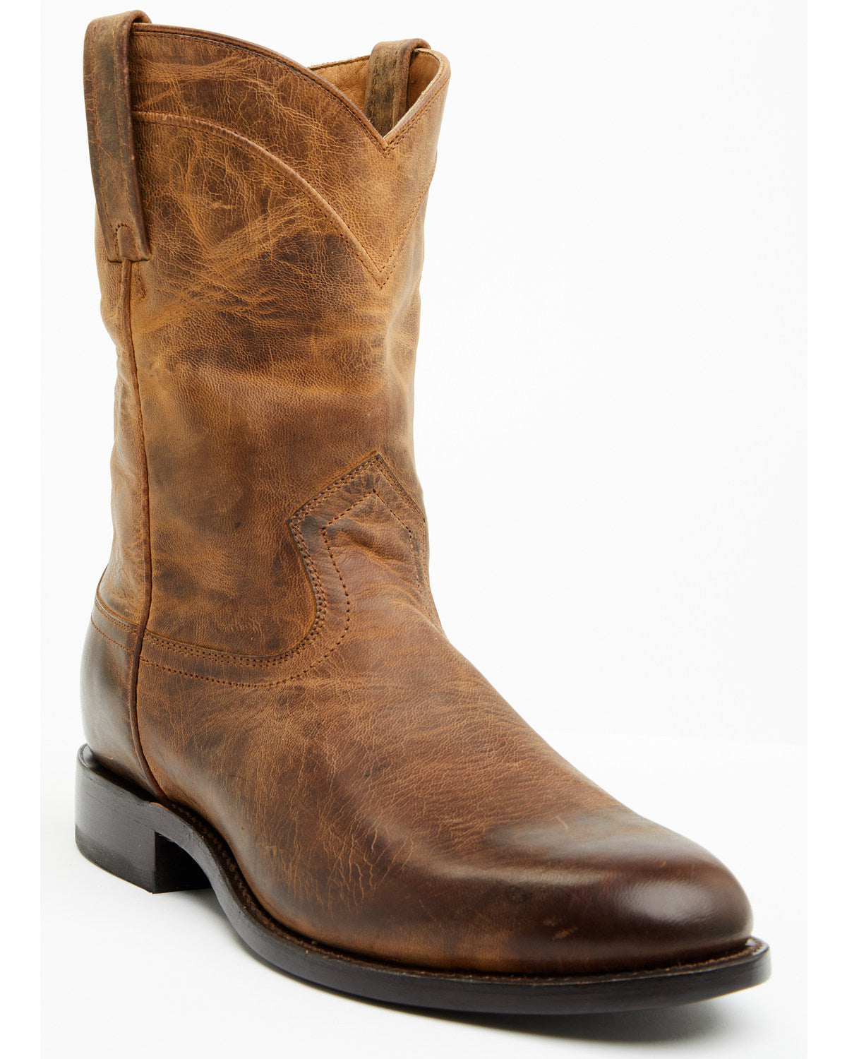 Black 1978® Men's Carmen Roper Boots - Round Toe Distressed Brown