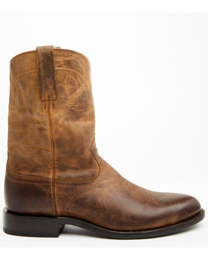 Black 1978® Men's Carmen Roper Boots - Round Toe Distressed Brown
