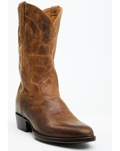 Black 1978® Men's Chapman Western Boots - Round Toe Distressed Brown