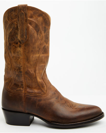 Black 1978® Men's Chapman Western Boots - Round Toe Distressed Brown