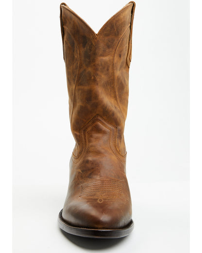 Black 1978® Men's Chapman Western Boots - Round Toe Distressed Brown