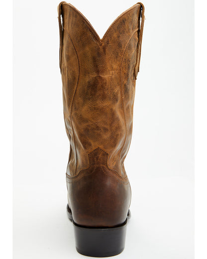 Black 1978® Men's Chapman Western Boots - Round Toe Distressed Brown