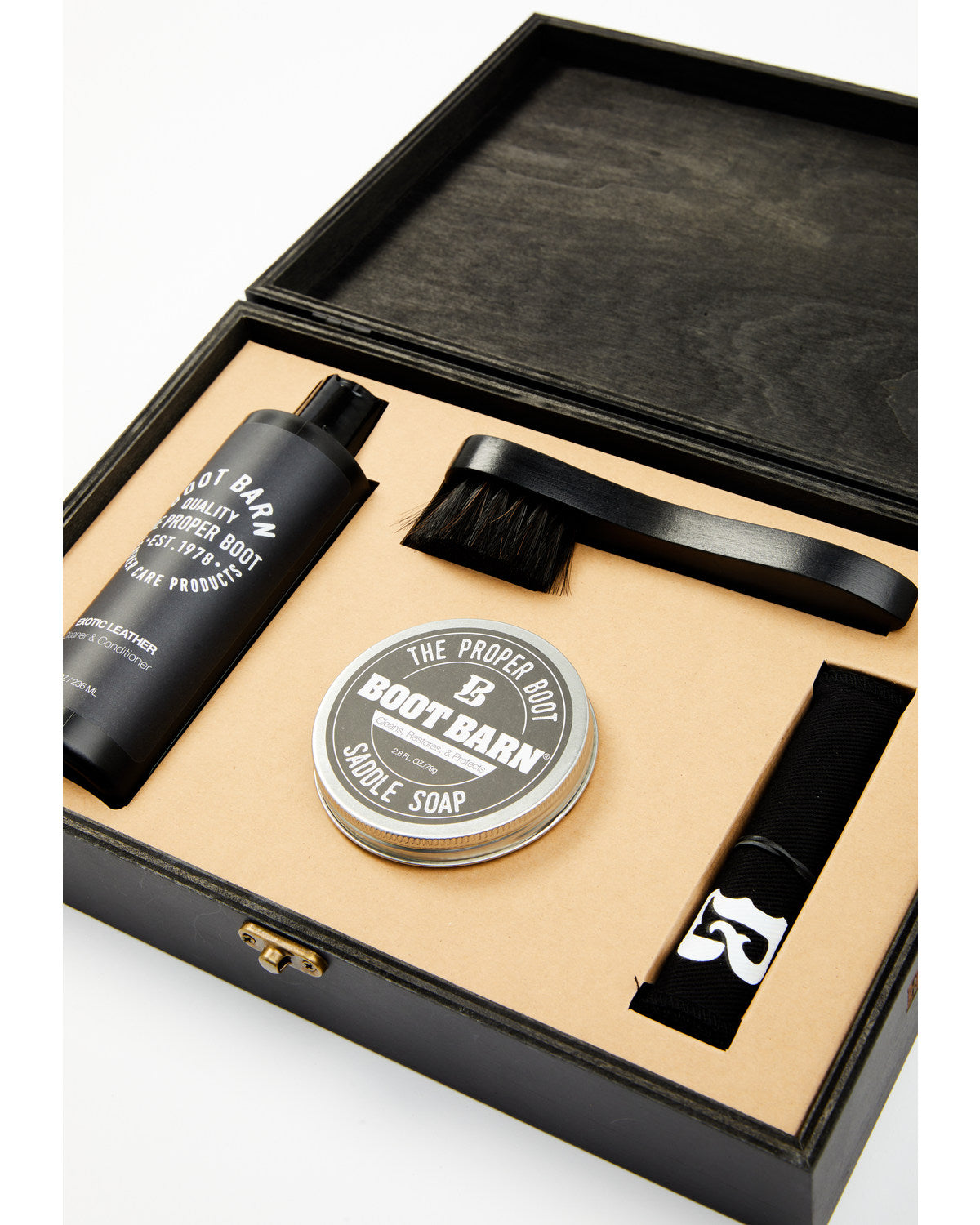 Boot Barn Proper Exotic Boot Care Kit Black