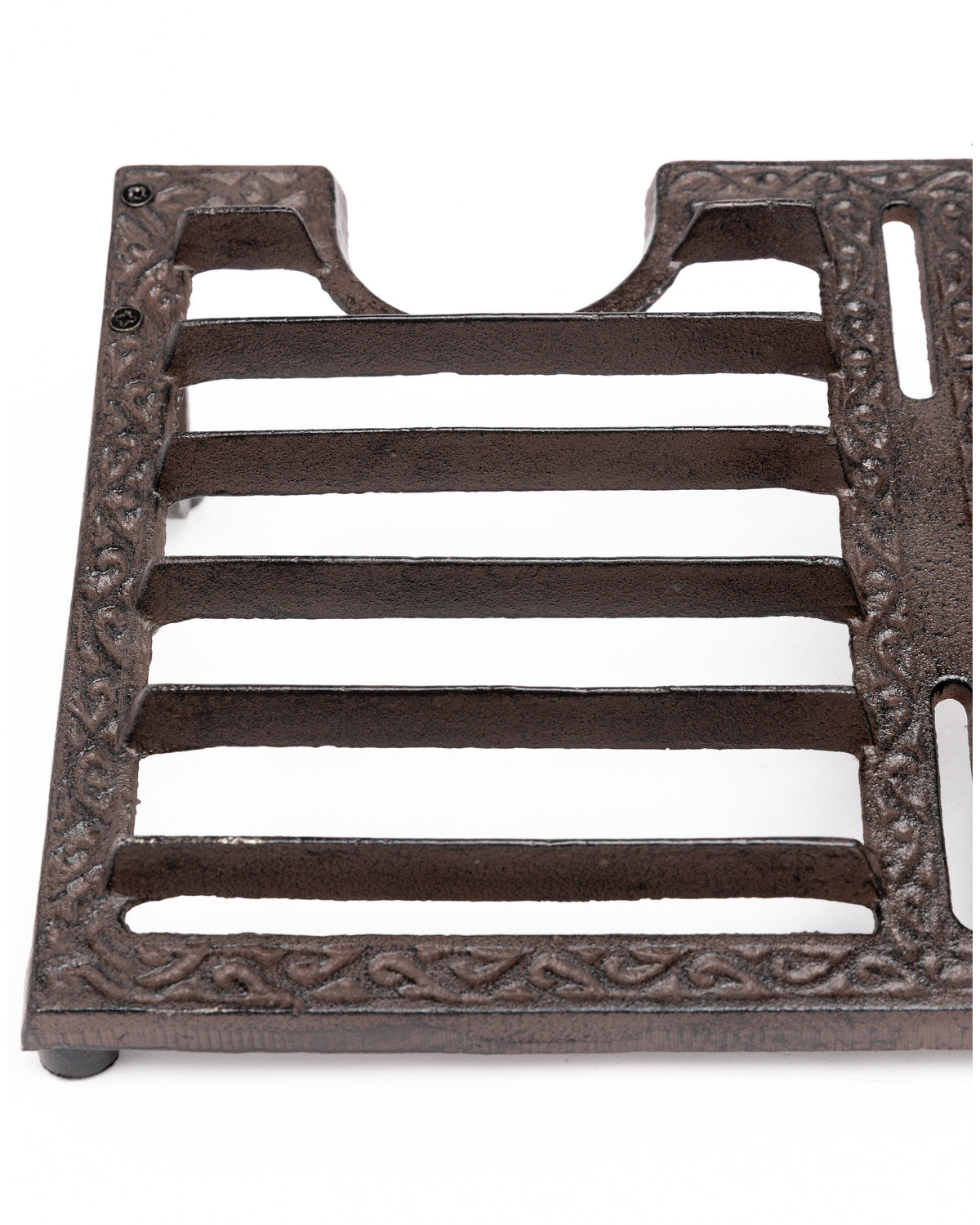 Boot Barn Ranch Cast Iron Boot Jack & Brush Brown