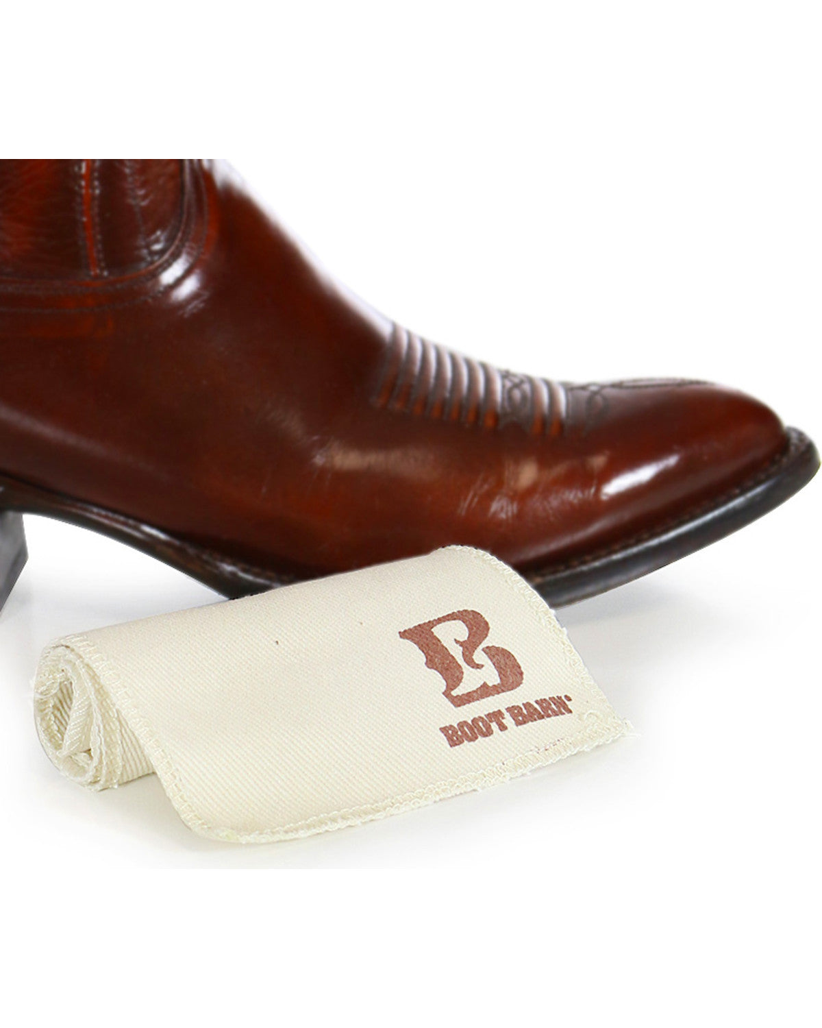 Boot Barn Boot and Shoe Shine Cloth White