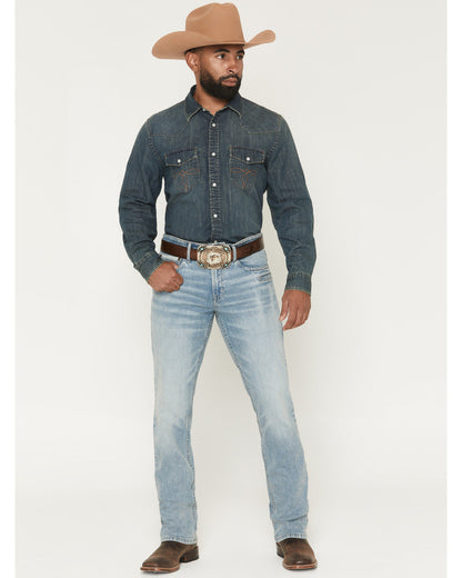 Men's Bronson Wash Jackson Slim Straight Stretch Concealed Light Wash