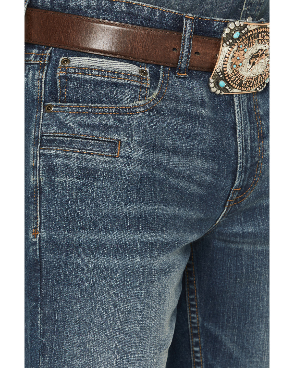 Men's Eastwood Wash Jackson Slim Straight Stretch Concealed Dark Wash