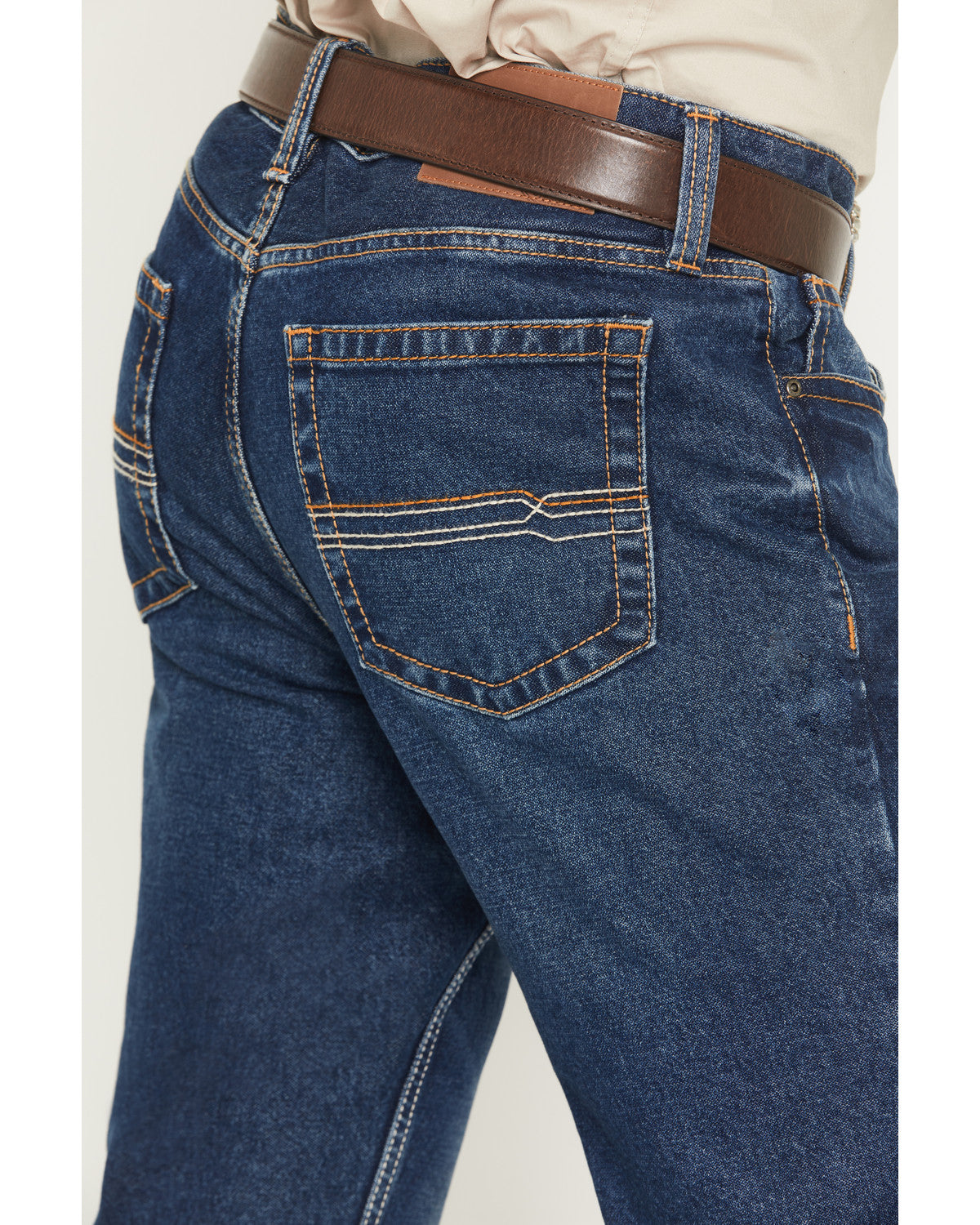 Men's Dakota Wash Jackson Slim Straight Rigid Denim Jeans Dark Wash