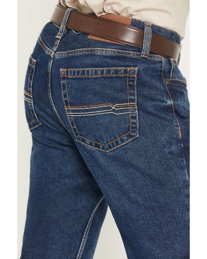 Men's Dakota Wash Jackson Slim Straight Rigid Denim Jeans Dark Wash
