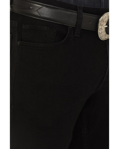 Black 1978® Men's Lawson Wash Dexter Slim Bootcut Stretch D Black
