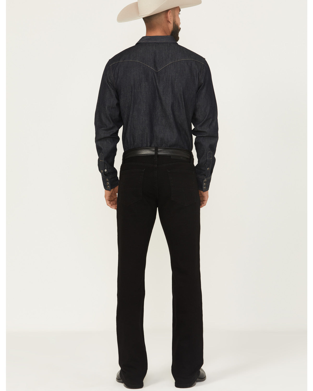 Black 1978® Men's Lawson Wash Dexter Slim Bootcut Stretch D Black