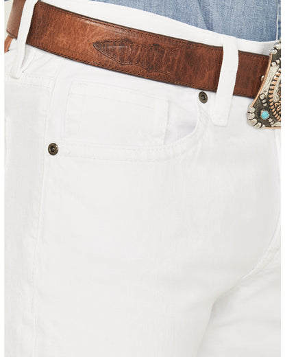 Men's Blanco Wash Jackson Slim Straight Stretch Denim Jeans White