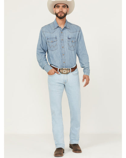 Men's Camino Wash Jackson Slim Straight Stretch Denim Jeans Light Wash