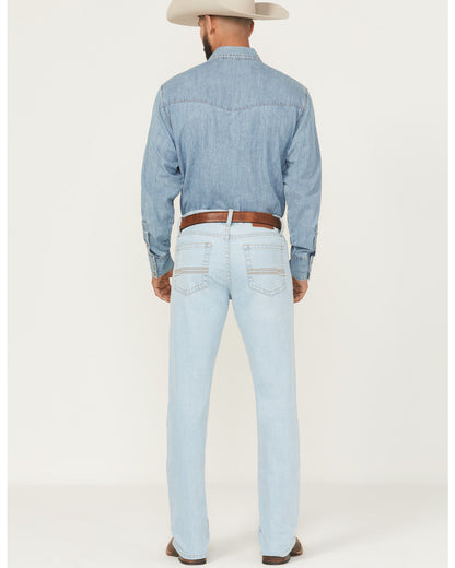 Men's Camino Wash Jackson Slim Straight Stretch Denim Jeans Light Wash