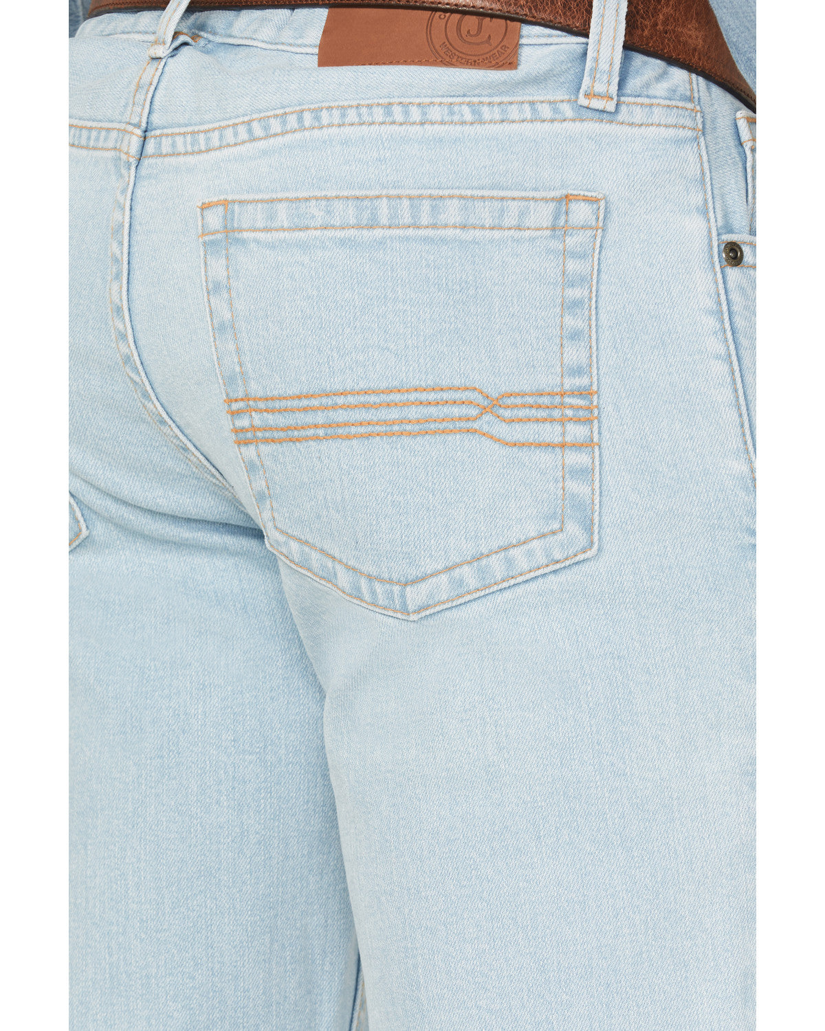 Men's Camino Wash Jackson Slim Straight Stretch Denim Jeans Light Wash