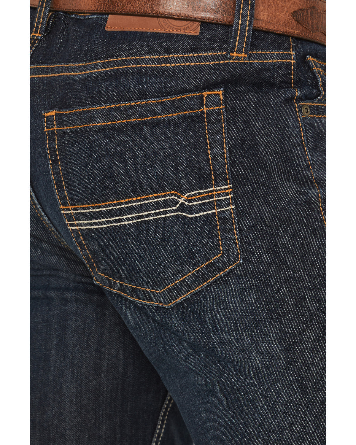 Men's Night Hawk Wash Duke Relaxed Bootcut Stretch Denim Je Dark Wash