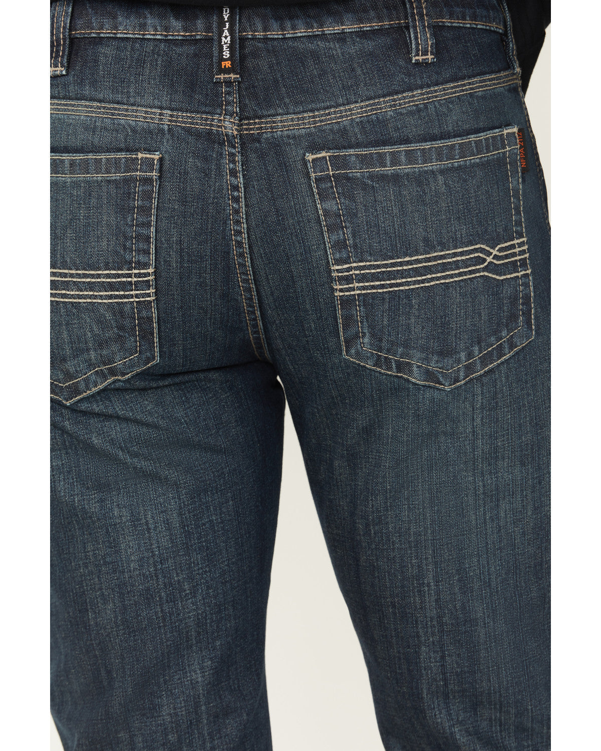 Men's FR Canter Dark Wash Straight Denim Jeans - Big Dark Wash