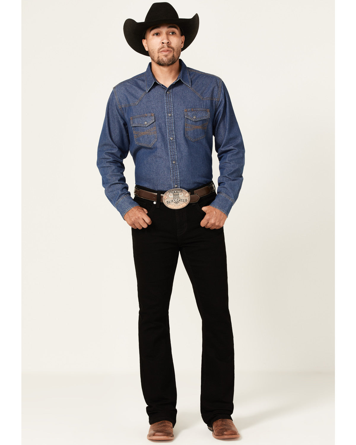 Men's Night Rider Wash Wyatt Slim Bootcut Stretch Denim Jea Black