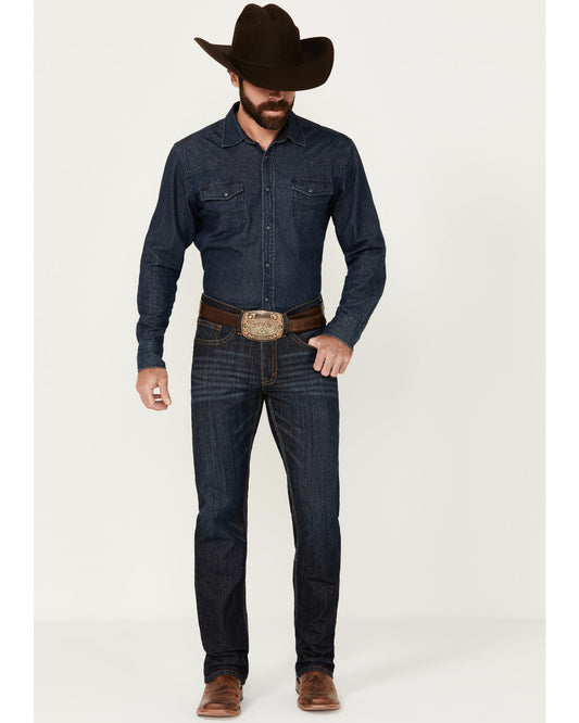 Men's Night Hawk Wash Jackson Slim Straight Stretch Denim J Blue