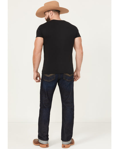 Men's Tucson Wash Jackson Slim Straight Selvedge Rigid Deni Dark Wash