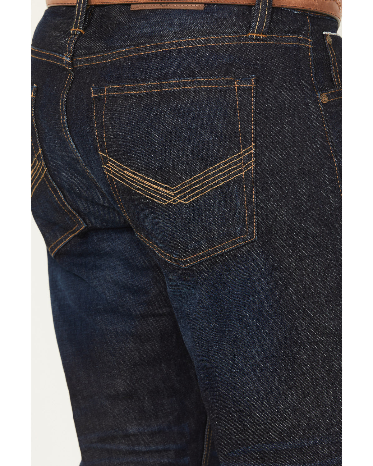 Men's Tucson Wash Jackson Slim Straight Selvedge Rigid Deni Dark Wash