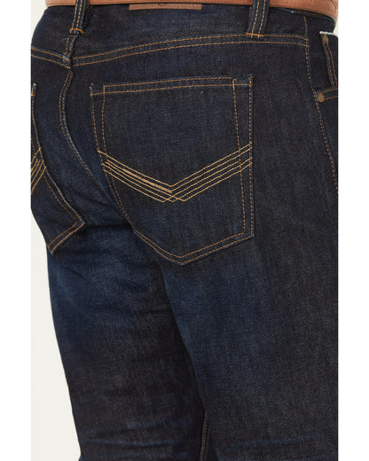 Men's Tucson Wash Jackson Slim Straight Selvedge Rigid Deni Dark Wash