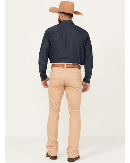 Men's Dalton Wash Wyatt Slim Bootcut Stretch Denim Jeans Tan