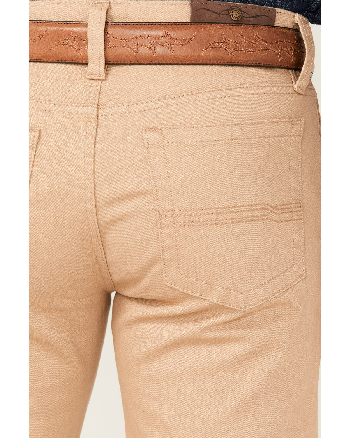 Men's Dalton Wash Wyatt Slim Bootcut Stretch Denim Jeans Tan