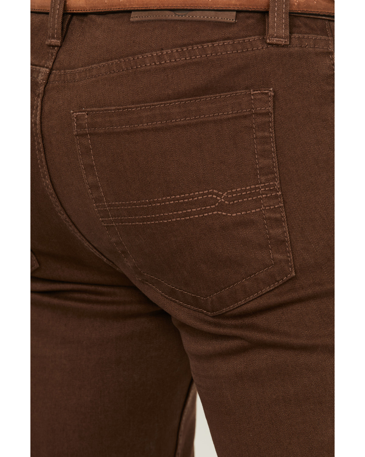 Men's Canyon Wash Jackson Slim Straight Stretch Denim Jeans Dark Brown