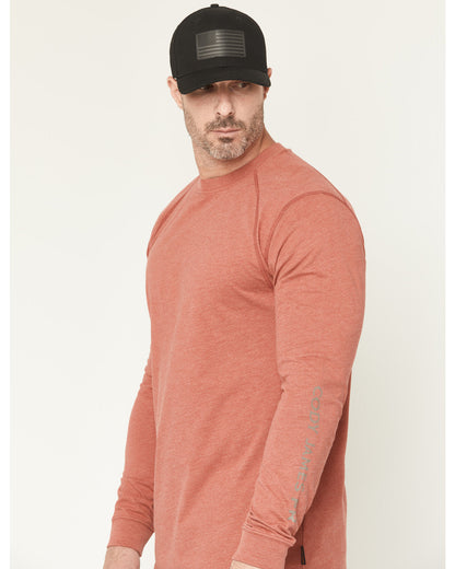 Men's FR Black Spot Lightweight Long Sleeve Work Shirt Red