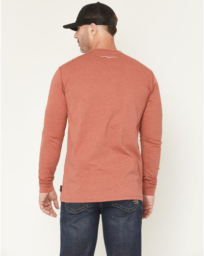Men's FR Black Spot Lightweight Long Sleeve Work Shirt Red